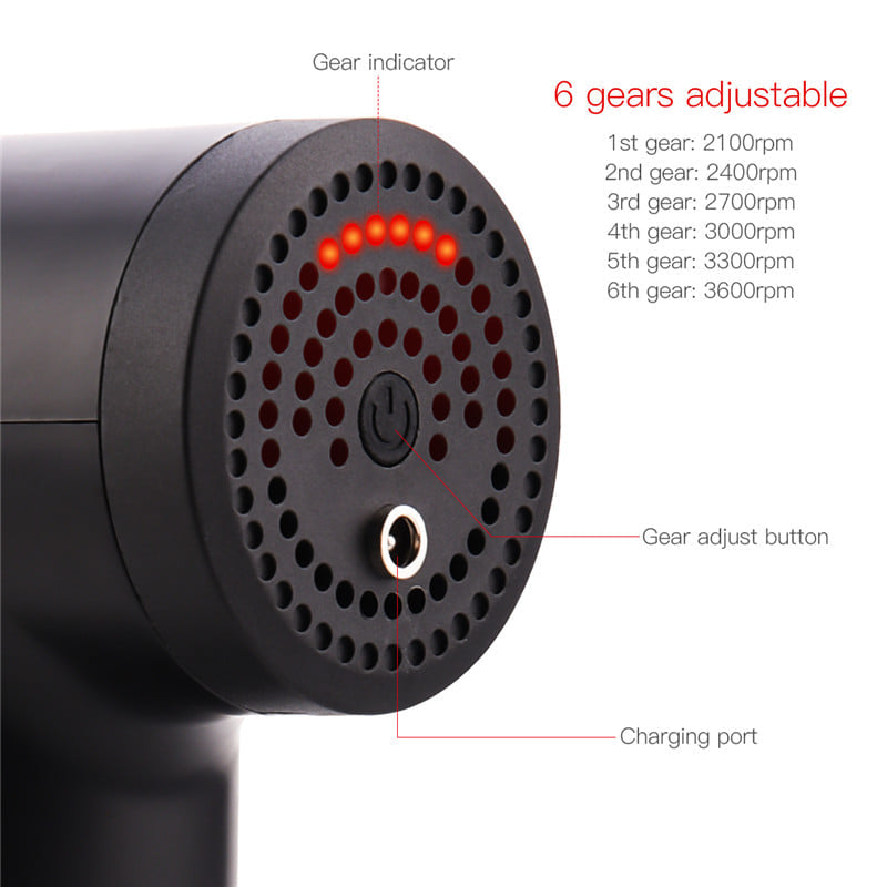 4 In 1 Smart Portable Massager Gun