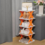 X Shape Shoe Rack