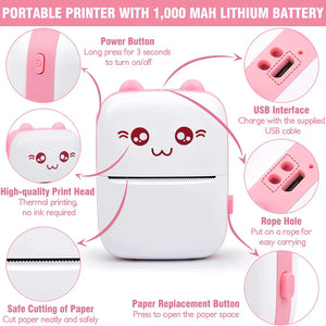 Mini Portable Thermal Printer